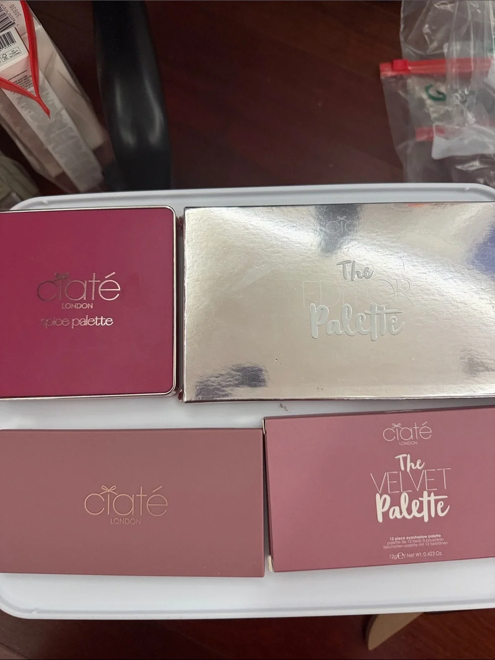 Ciate Eyeshadow Palette Set in Pink, Rose, Gold